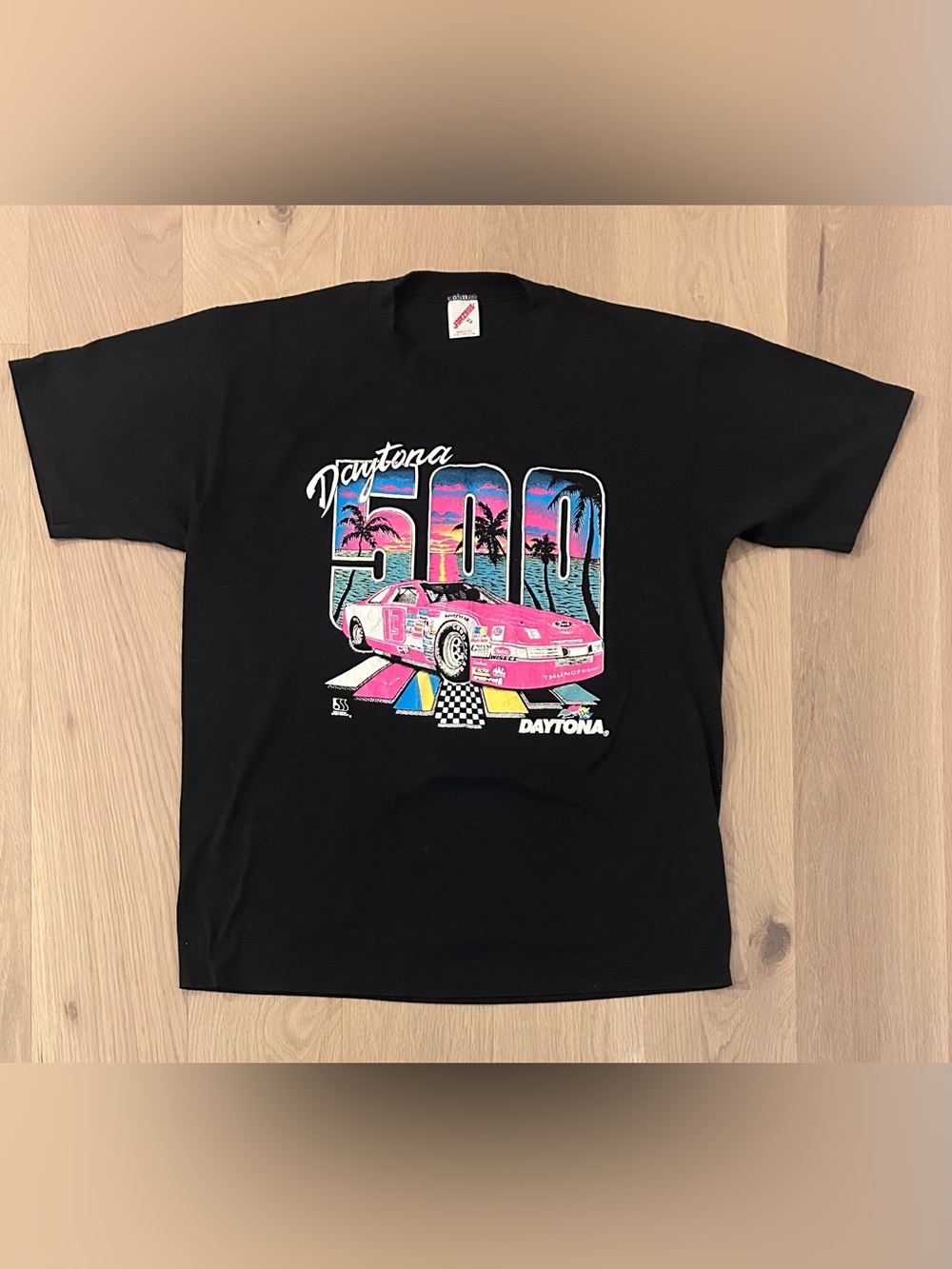 Vintage 1991 Daytona 500 Speed Weeks Double Sided Single Stitch T-Shirt
